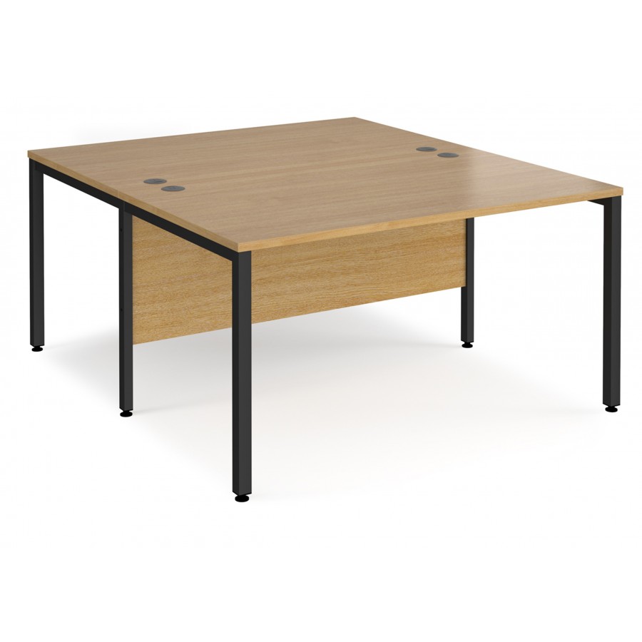 Maestro Bench Leg Back to Back 1600mm Deep Desk